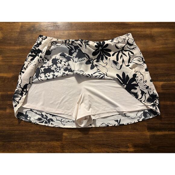 Abercrombie & Fitch Women’s Large Skort Mini Pull On Skirt with Shorts - Picture 3 of 10